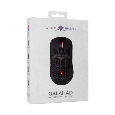 White Shark Galahad GM-5007 crni gaming miš 6400 DPI RGB White Shark Galahad GM-5007 crni gaming miš 6400 DPI RGB