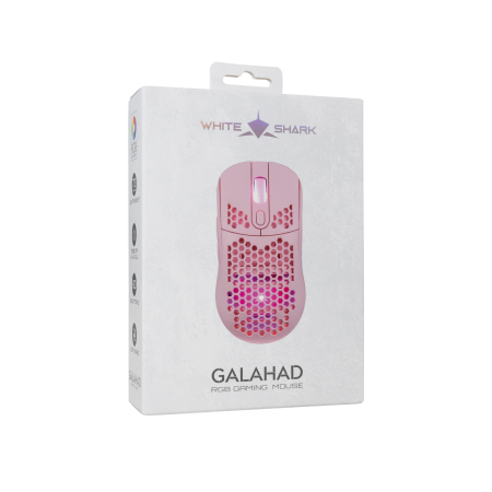 White Shark Galahad GM-5007 rozi gaming miš 6400 DPI RGB White Shark Galahad GM-5007 rozi gaming miš 6400 DPI RGB