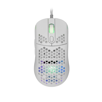 White Shark Galahad GM-5007 bijeli gaming miš 6400 DPI RGB