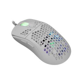 White Shark Galahad GM-5007 bijeli gaming miš 6400 DPI RGB