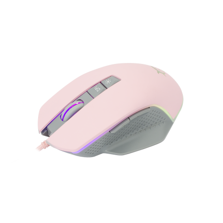 White Shark Gareth GM-5009 rozi gaming miš 7 tipki 6400 DPI