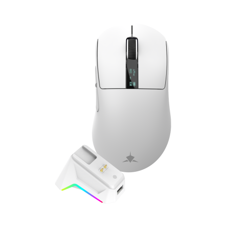 White Shark Gawain WGM-5023 bijeli bežični miš 12000 DPI 56g