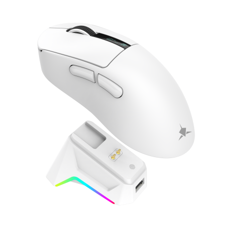 White Shark Gawain WGM-5023 bijeli bežični miš 12000 DPI 56g