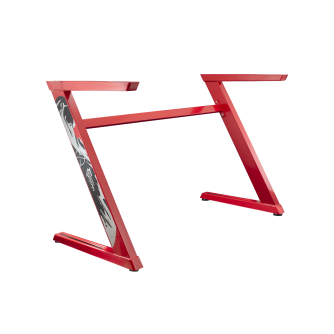 Metalne noge za stol Z oblik – crvene, čelik, nosivost 50 kg