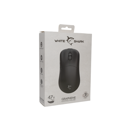 White Shark Graphene GM-5014 ultra-lagan miš 47g crni 12K DPI White Shark Graphene GM-5014 ultra-lagan miš 47g crni 12K DPI