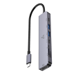 SBOX H-999 USB-C hub 7 u 1 – HDMI, punjenje 100 W, USB i čitač kartica
