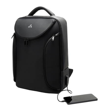 SBOX Havana NSS-2453 crna torba za laptop 15,6" s USB priključkom