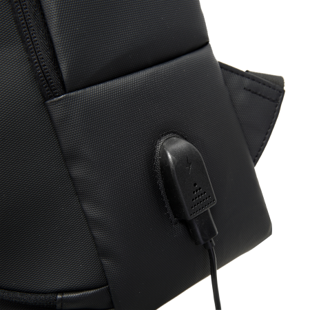 SBOX Havana NSS-2453 crna torba za laptop 15,6" s USB priključkom