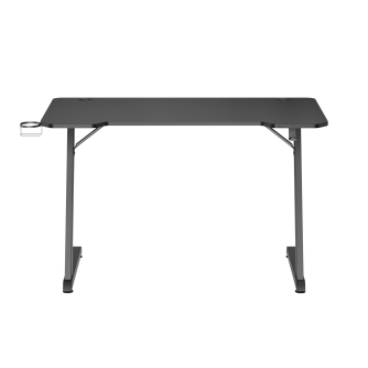 Gaming stol White Shark Helix 120x60 cm – crni, Z dizajn, nosivost 75 kg