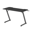 Gaming stol White Shark Helix 120x60 cm – crni, Z dizajn, nosivost 75 kg