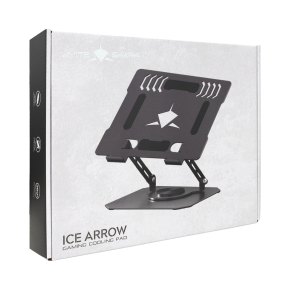 White Shark ICE ARROW metalni stalak za laptop do 14", tih