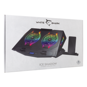 White Shark ICE SHADOW rashladni stalak za laptop 17,3", RGB