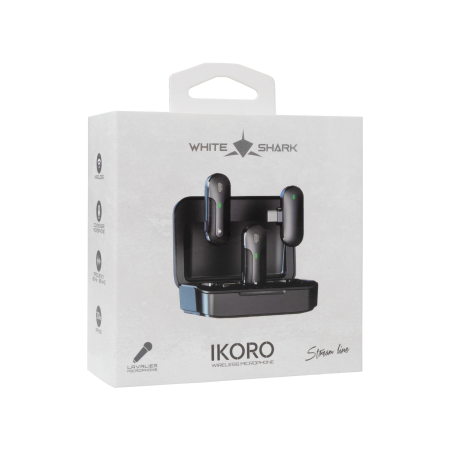 White Shark Ikoro DSM-05 bežični mikrofon USB-C White Shark Ikoro DSM-05 bežični mikrofon USB-C