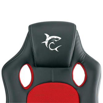 Gaming stolica, crno-crvena, White Shark Kings Throne