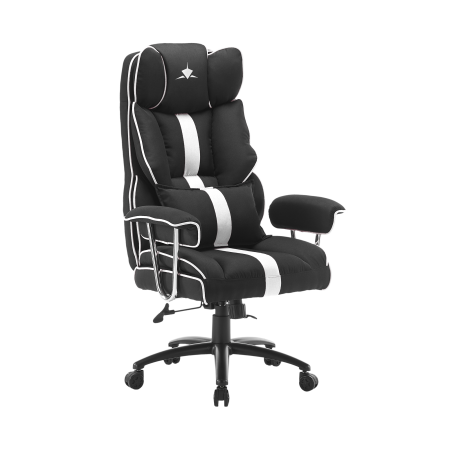 White Shark Le Mans crno-bijela gaming stolica s jastucima White Shark Le Mans crno-bijela gaming stolica s jastucima