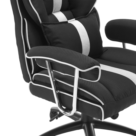White Shark Le Mans crno-bijela gaming stolica s jastucima White Shark Le Mans crno-bijela gaming stolica s jastucima