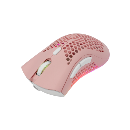 White Shark Lionel WGM-5012 roza wireless gaming miš 10000 DPI