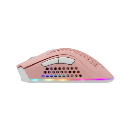 White Shark Lionel WGM-5012 roza wireless gaming miš 10000 DPI