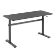 SBOX MD-220 ručno podesiv sit-stand stol 140x60 cm crni