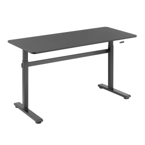 SBOX MD-220 ručno podesiv sit-stand stol 140x60 cm crni