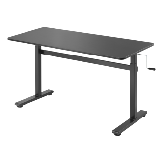 SBOX MD-220 ručno podesiv sit-stand stol 140x60 cm crni