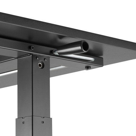 SBOX MD-220 ručno podesiv sit-stand stol 140x60 cm crni