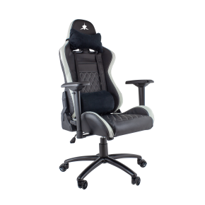 Gaming stolica, crno-bijela, White Shark NITRO GT