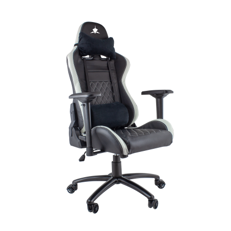 Gaming stolica, crno-bijela, White Shark NITRO GT