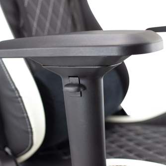 Gaming stolica, crno-bijela, White Shark NITRO GT