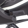 Gaming stolica, crno-bijela, White Shark NITRO GT
