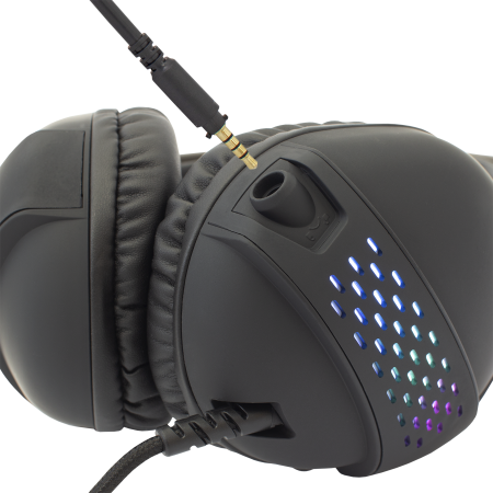 White Shark OX GH-2140 RGB žične gaming slušalice 50mm White Shark OX GH-2140 RGB žične gaming slušalice 50mm