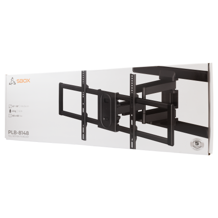 SBOX PLB-8148 zglobni zidni nosač za TV 43-100" 60 kg full motion SBOX PLB-8148 zglobni zidni nosač za TV 43-100" 60 kg full motion