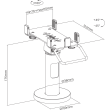 SBOX PTM-05 stalak za POS terminal, okretni 180° SBOX PTM-05 stalak za POS terminal, okretni 180°