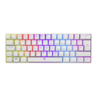 Gaming tipkovnica HR White Shark GK-2022 Shinobi bijela sa plavim prekidačima