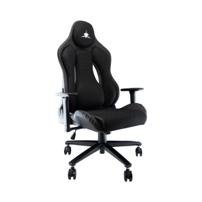 White Shark Talisman crna gaming stolica 3D nasloni 120kg