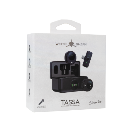 White Shark Tassa DSM-06 bežični mikrofon USB-C White Shark Tassa DSM-06 bežični mikrofon USB-C