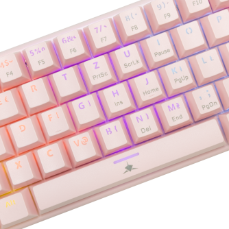 White Shark Wakizashi 2 roza HR mehanička tipkovnica RGB
