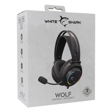 White Shark Wolf GH-2044 USB gaming slušalice osvjetljenje