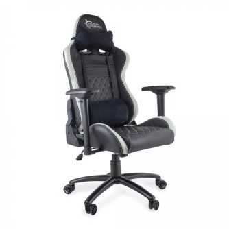Gaming stolica, crno-bijela, White Shark NITRO GT