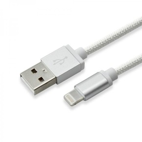 Kabel USB na lightning, Apple iPhone 7, 1,5 m, blister, srebrni, SBOX