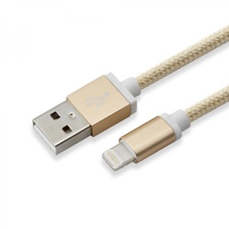 Kabel USB na lightning, Apple iPhone 7, 1,5 m, blister, zlatni, SBOX 