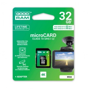 Micro SD kartica GOODRAM CLASS-10-U3/UHS-1 32GB Super Fast