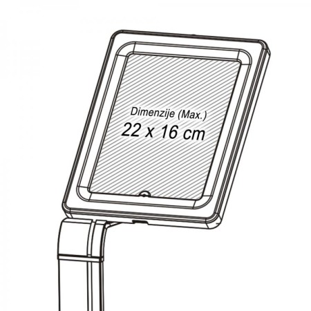 Renkforce PAD15-01 podni stalak za tablet 9.7-10.1", anti-theft Renkforce PAD15-01 podni stalak za tablet 9.7-10.1", anti-theft