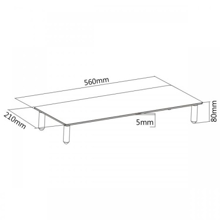 Stolni nosač za monitor ili laptop od 13" do 32", SBOX DS-610 Stolni nosač za monitor ili laptop od 13" do 32", SBOX DS-610