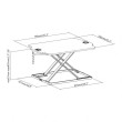 Stolni nosač za monitor ili laptop SBOX DS-802
