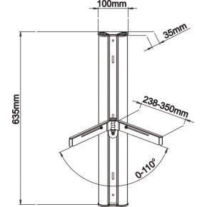 Zidni nosač SBOX DRS-301
