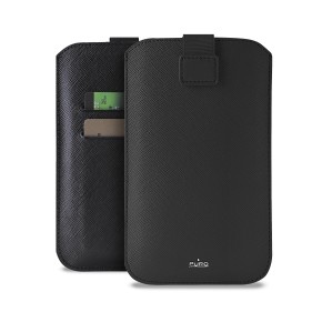 Univerzalna torbica za mobitele do 5,1" XL, crna, Puro Slim Essential
