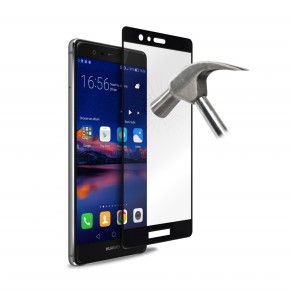 Zaštitno kaljeno staklo za Huawei P9, 5,2", crno, Puro Premium Full Edge